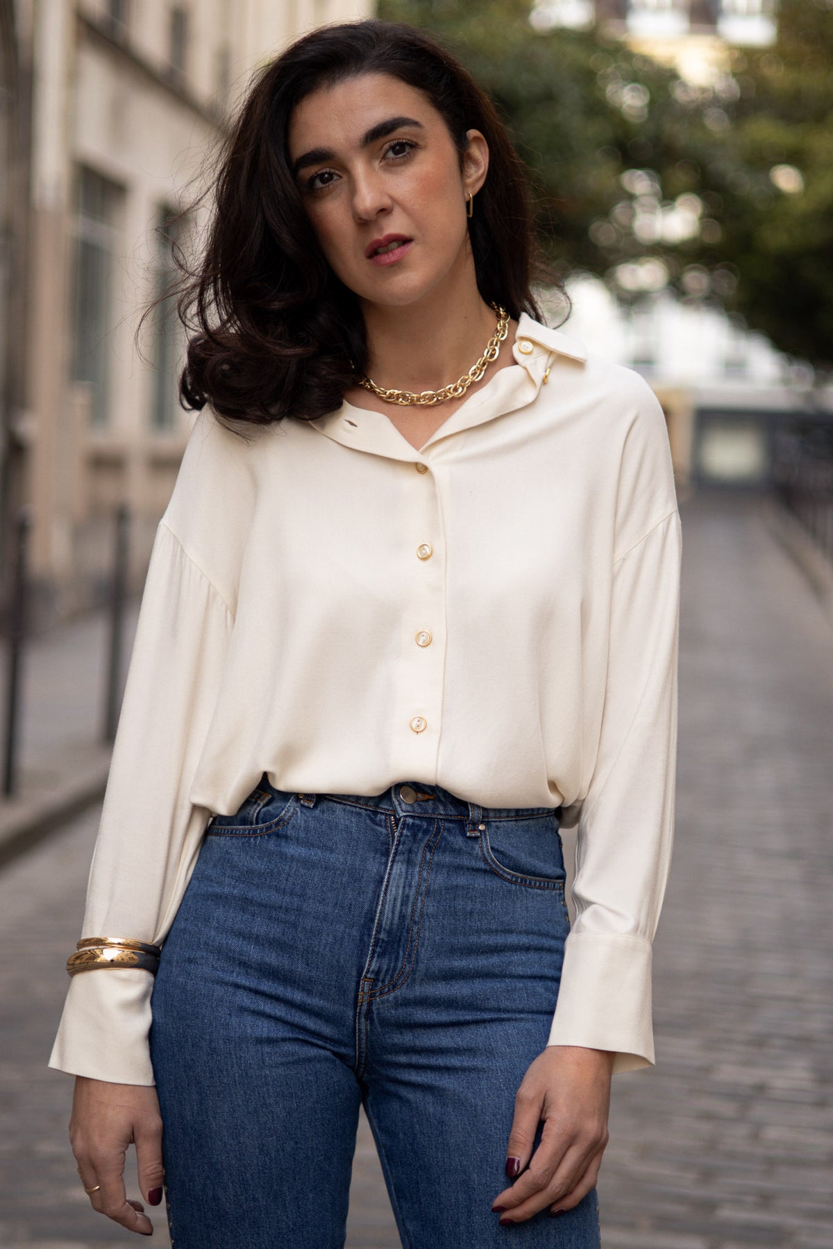 Chemise liberty écrue