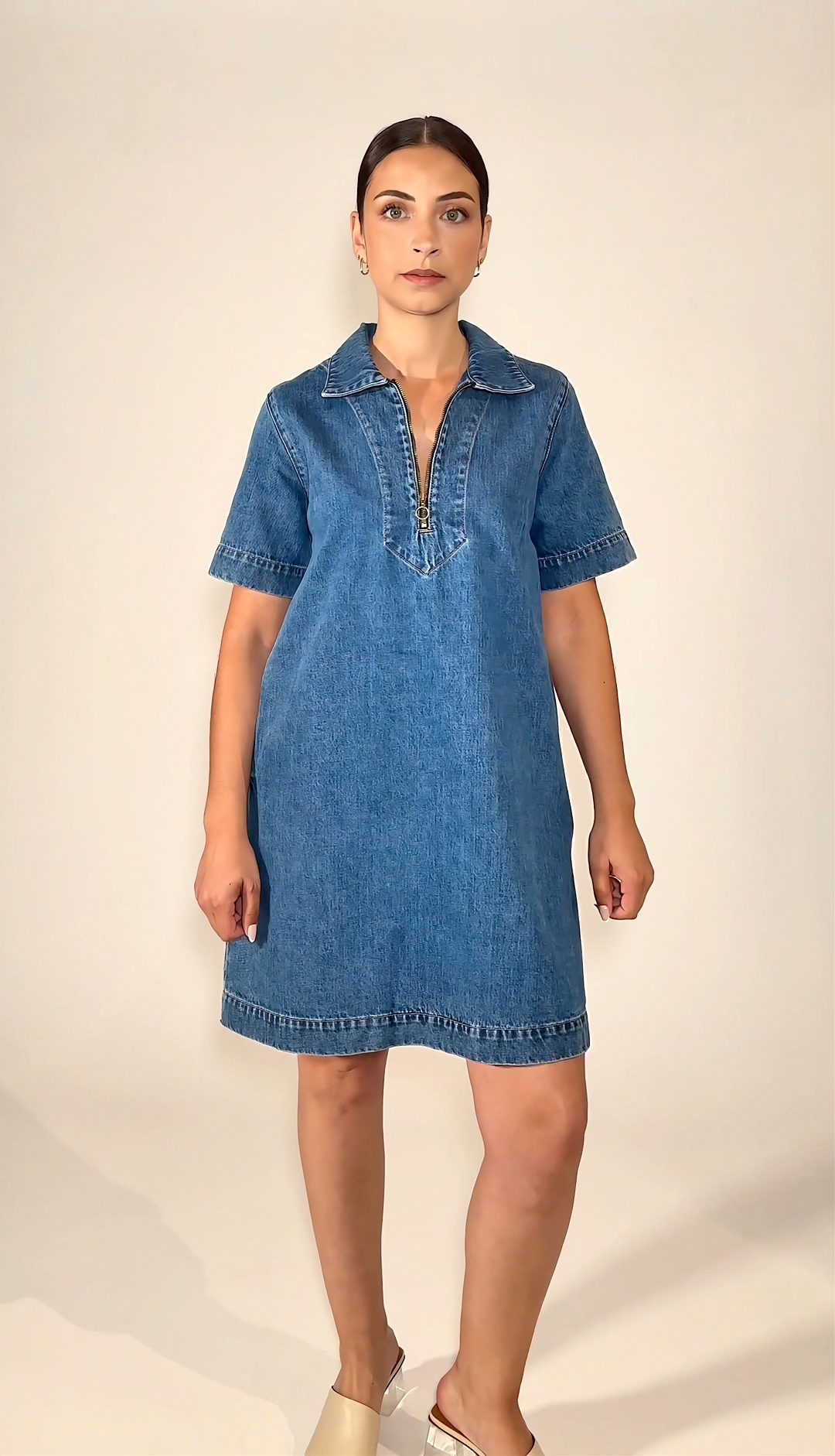 Video Robe en denim BEKA - Marque DILAA