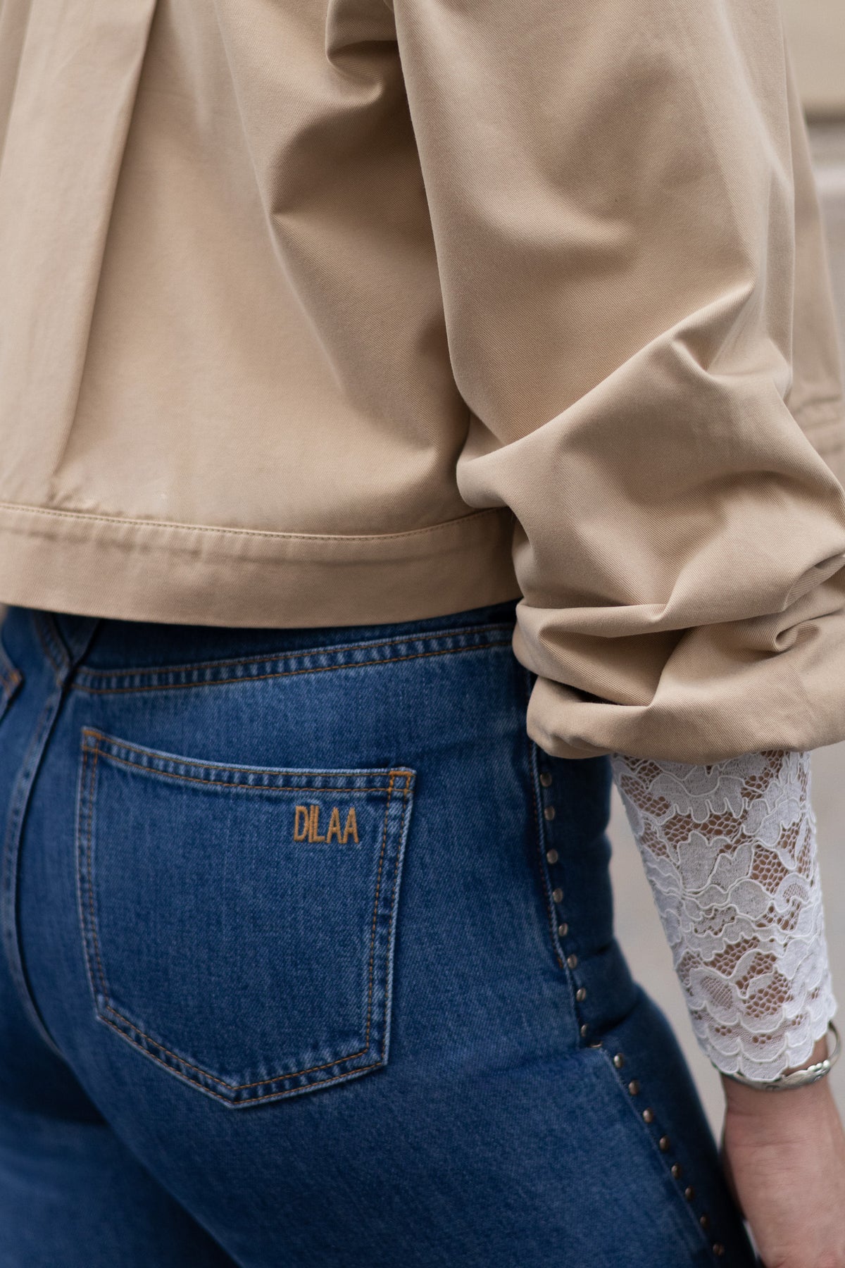 zoom veste ivy beige, 100% coton